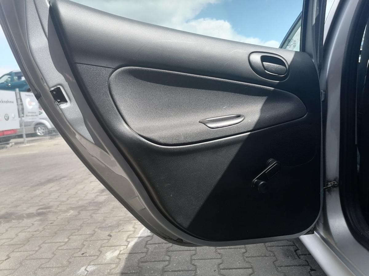 Peugeot206+ original T&uuml;r hinten links EZR Aluminiumgrau Rohbau Bj.2011